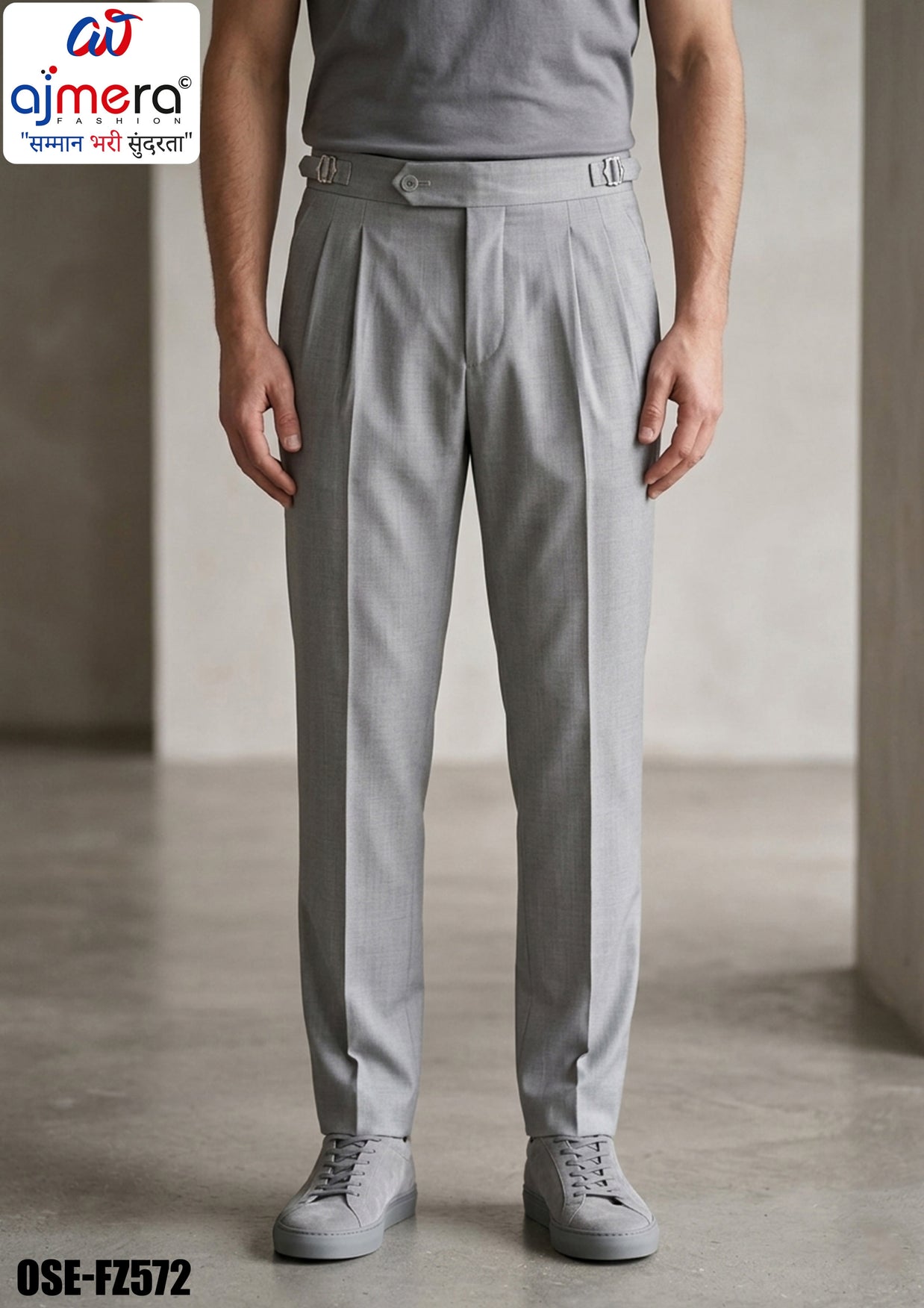 Premium Men's Formal Pant for Office & Business Wear | OSE-FZ572