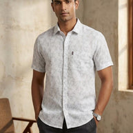 Mens Shirt Manufacturer India for Retailers | MRS-LINAN PRINT-A
