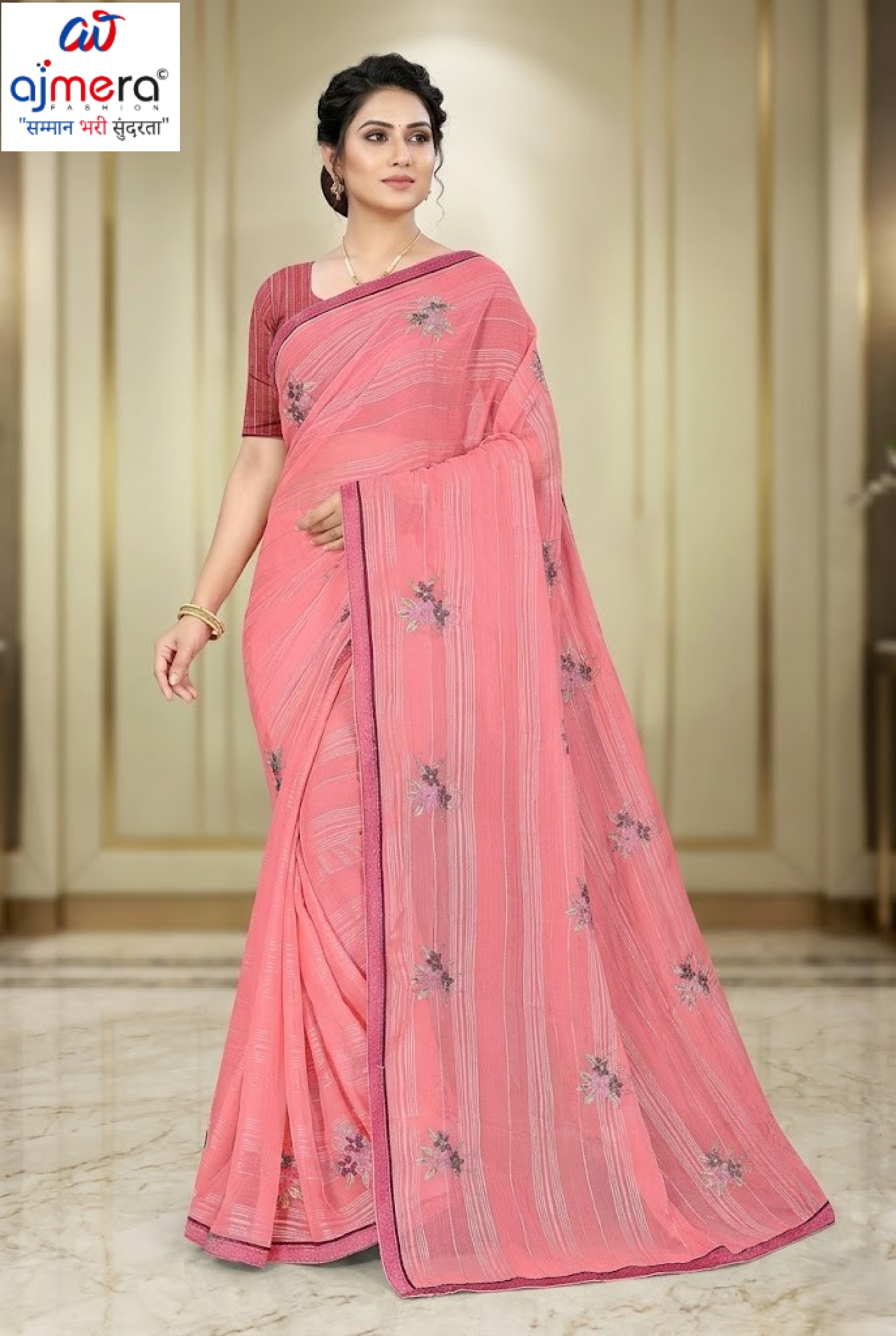 Matching Saree Supplier with Blouse Piece for Premium Ethnic and Traditional Wear | VKM-RCB