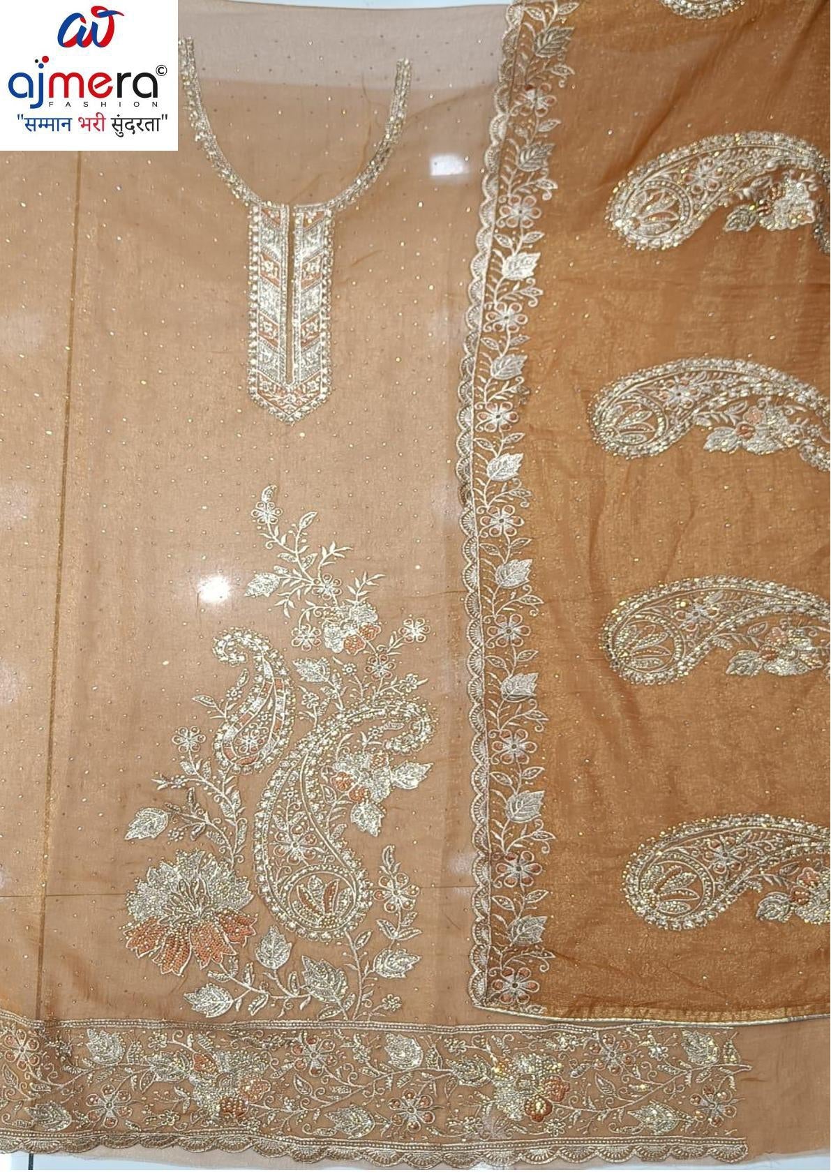 Premium Floot Unstitched Suit Set | AAR-FLUTE SILK