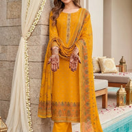 Premium Viscose Unstitched Suit Set | VAS-DESERT