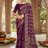 Chic Printed Saree with Blouse Piece for Sophisticated Ethnic Style  | RDD-VISHAKHA VOL-03