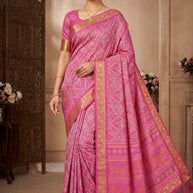 Digital Printed Saree with Blouse Piece for Premium Ethnic and Traditional Wear | STG-VENNAR