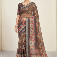 Designer Craft Jacquard Silk Saree With Blouse Piece | MDW-SANAYA