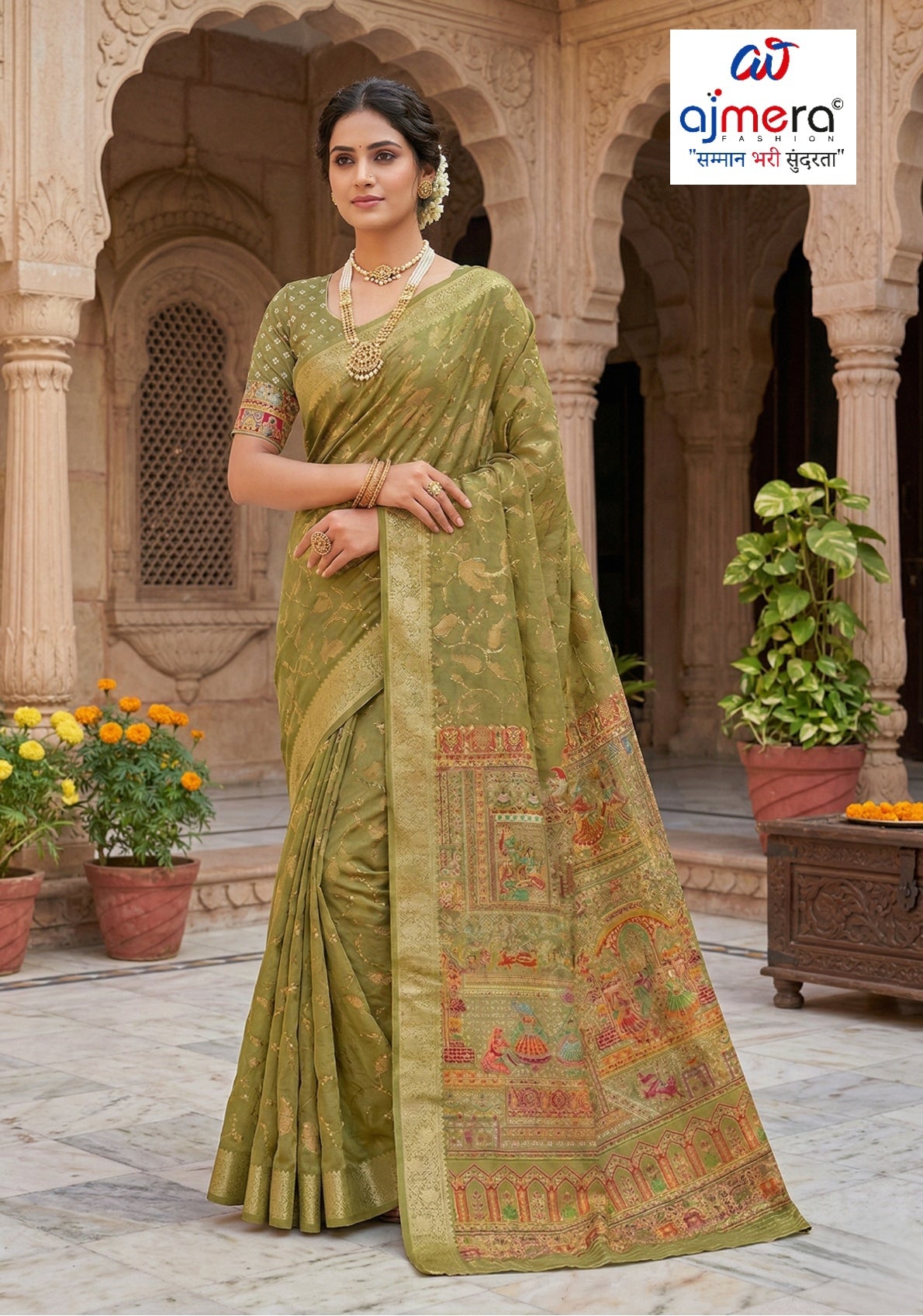 Graceful Printed Saree with Blouse Piece for Modern Ethnic Fashion | RMF-MAHIMA VOL-10