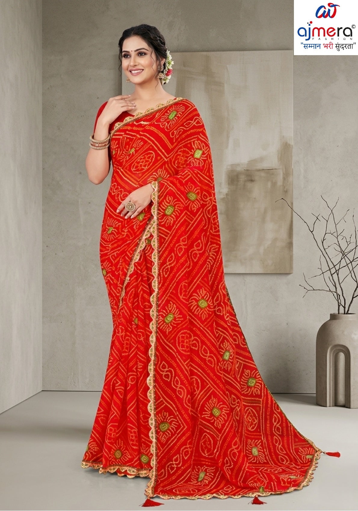 Beautiful Printed Saree with Blouse Piece for Cultural Celebrations | JS-LAVYA