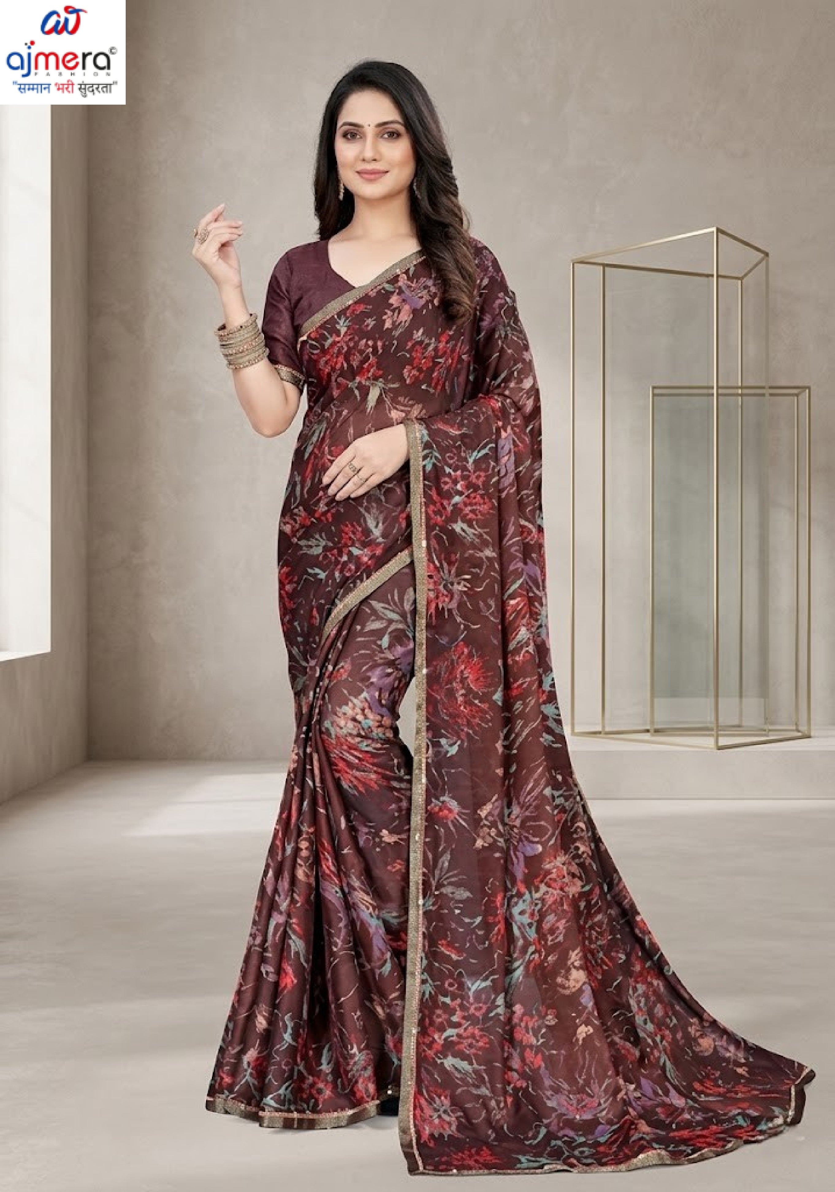 Designer Printed Saree with Blouse Piece for Special Occasions | RDD-NAYRA