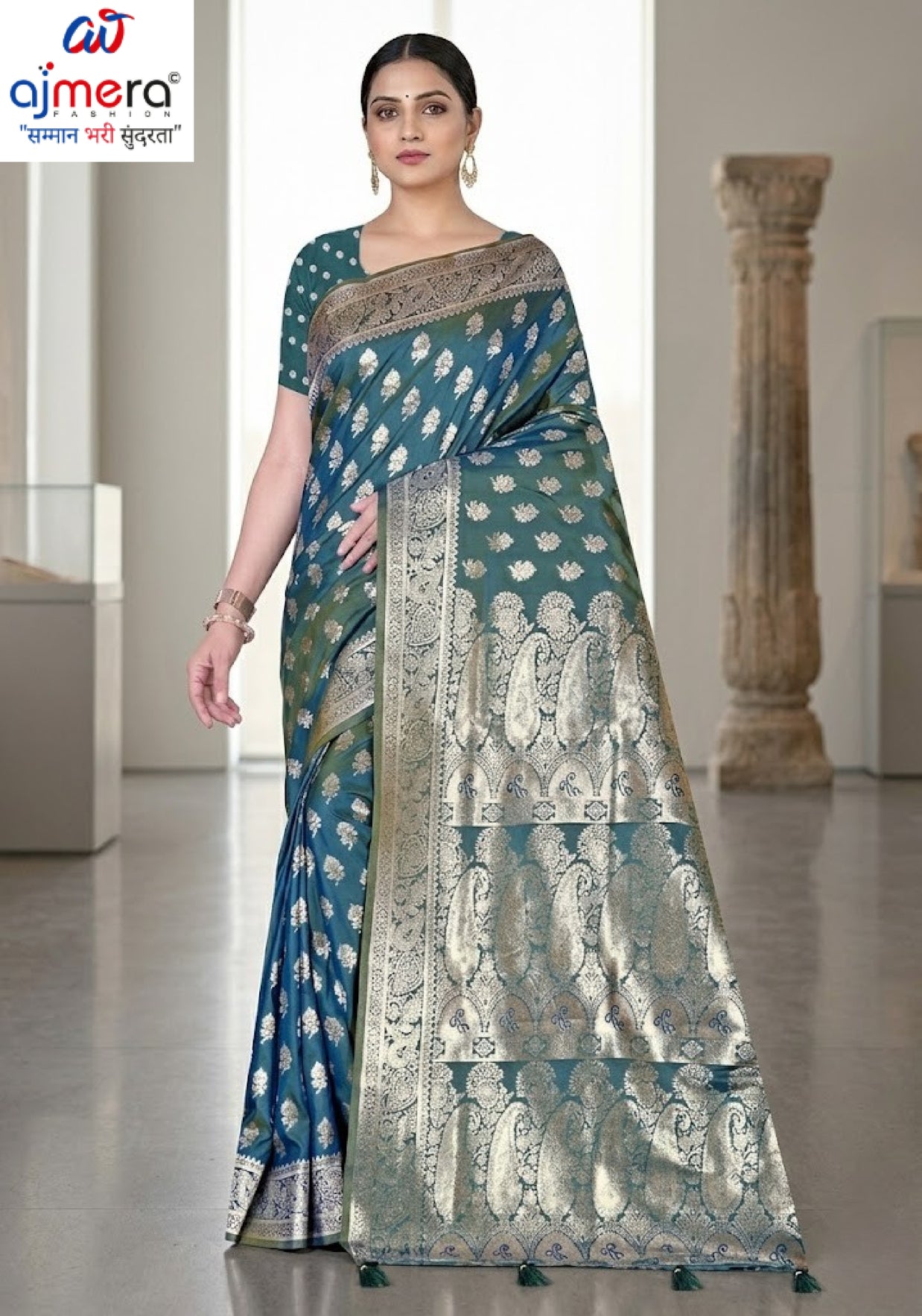 Exclusive Jacquard Silk Saree with Blouse Piece for Premium Cultural Wear | TUL-MALBARI SILK VOL-55