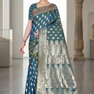 Exclusive Jacquard Silk Saree with Blouse Piece for Premium Cultural Wear | TUL-MALBARI SILK VOL-55