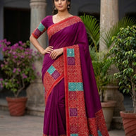 Stylish Printed Saree with Blouse Piece for Traditional Celebrations | SSR-BATRA