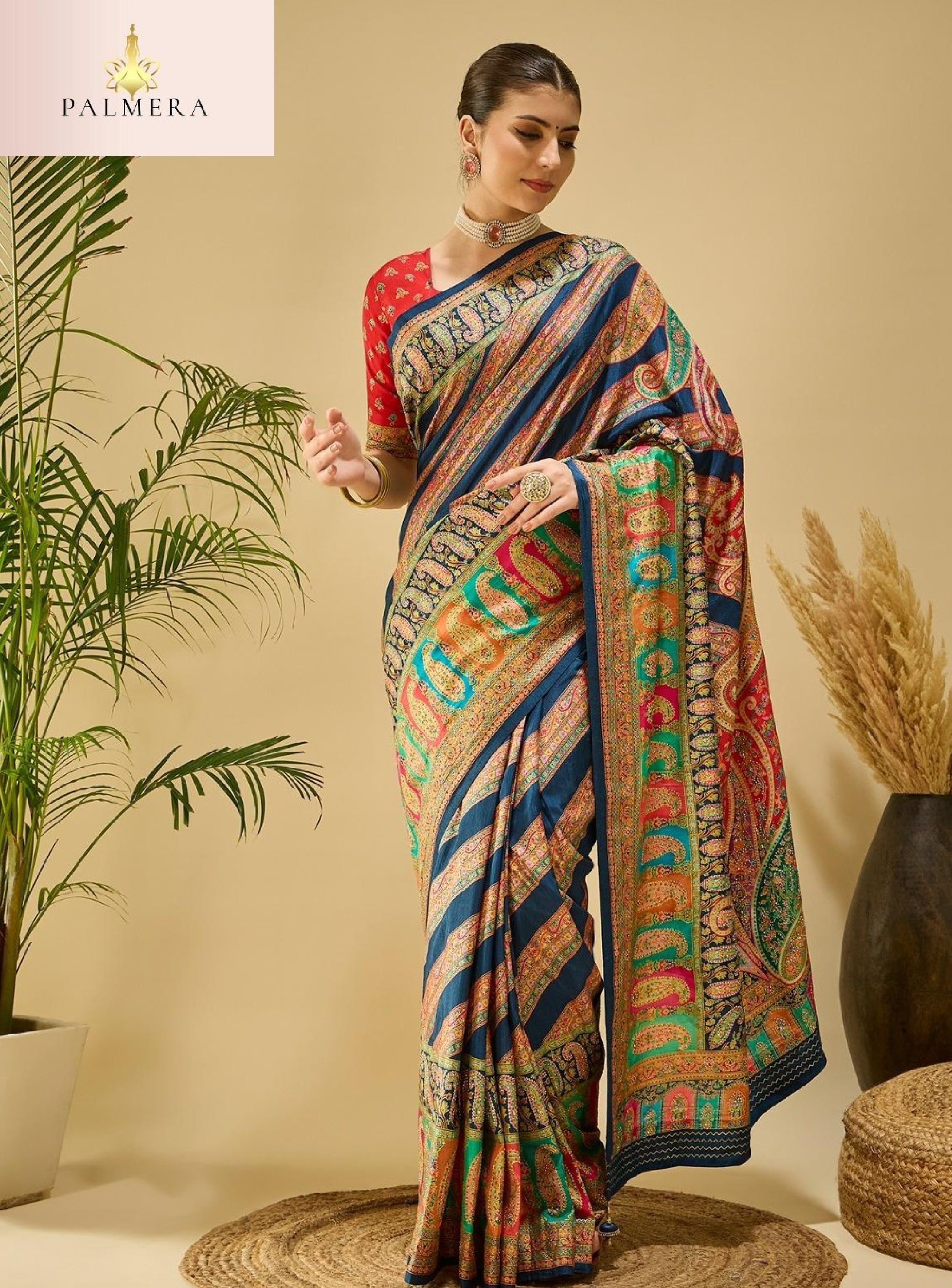Palmera Saree Wholesaler and Palmera Saree Supplier | ALL-NARMADA-26