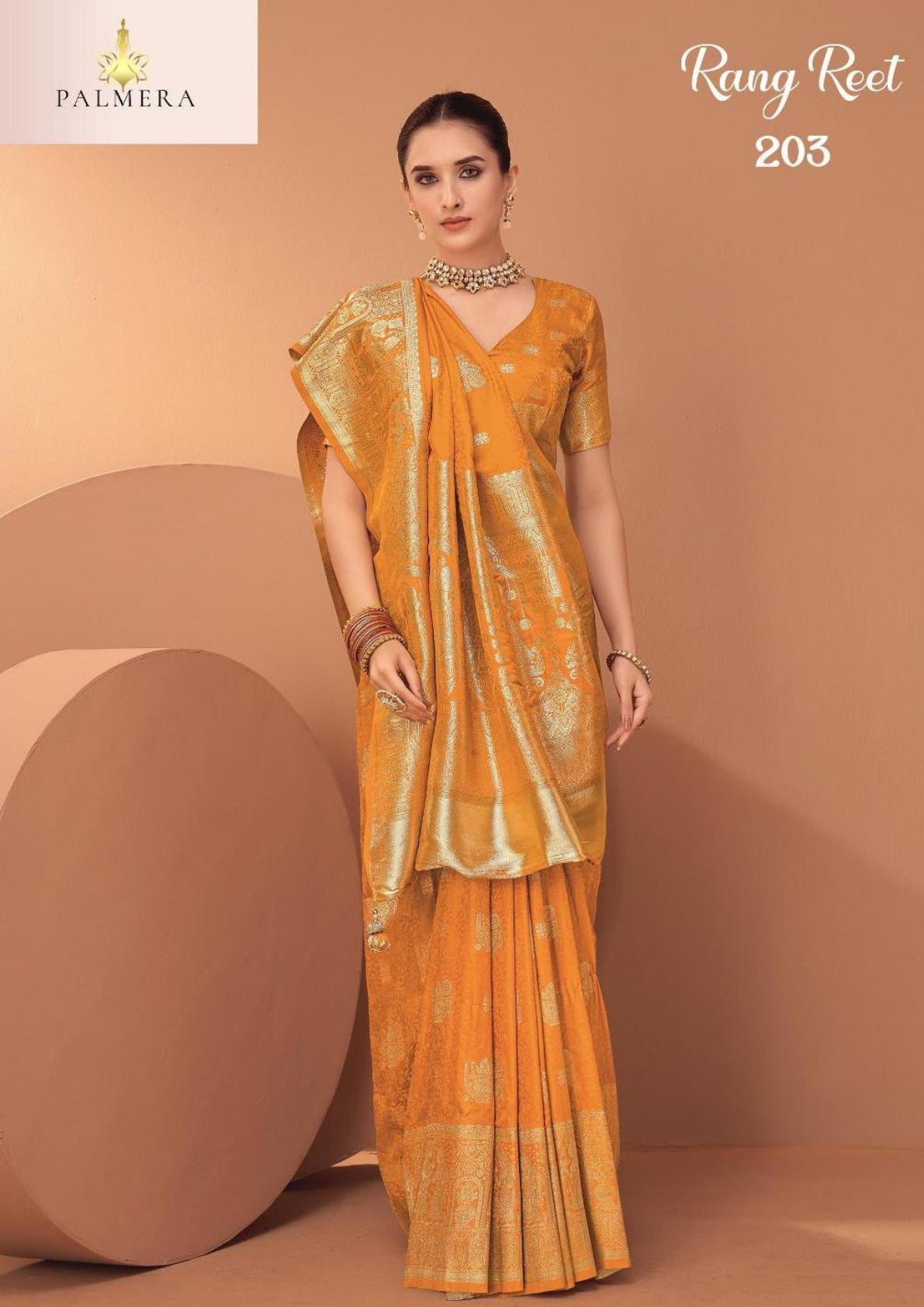 Palmera Saree Manufacturer and Palmera Saree Supplier | ALL-RANG REET VOL-02