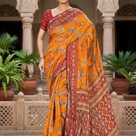 Designer Printed Saree with Blouse Piece for Special Occasions | VER-SHANTI-47833