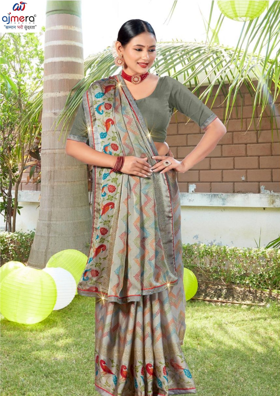 Stylish Printed Saree with Blouse Piece for Traditional Celebrations  | PRM-ASTROLOGY