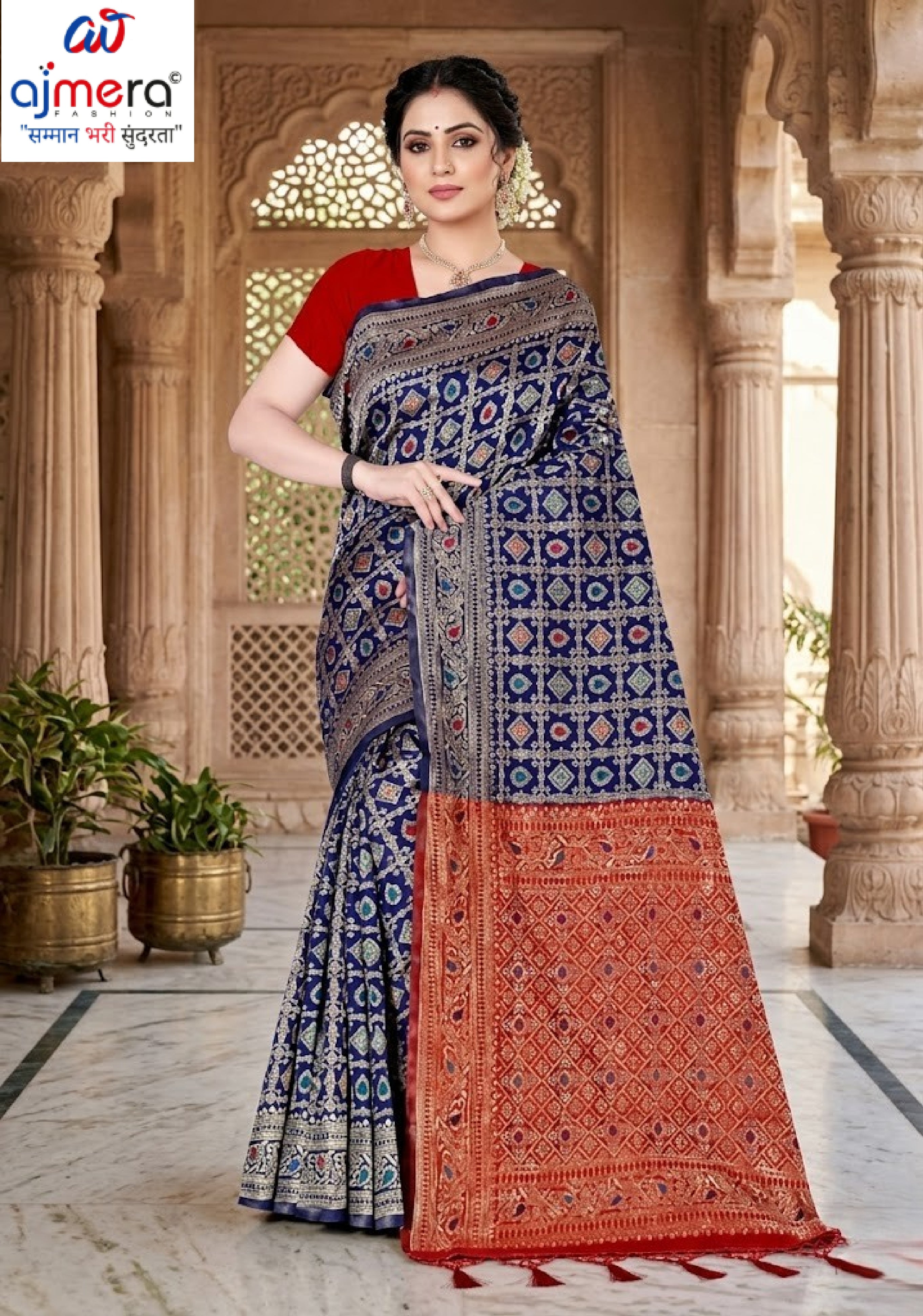 Detailed Rapier Silk Matching Saree With Blouse Piece | TUL-KALASH SILK VOL-05