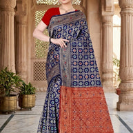 Detailed Rapier Silk Matching Saree With Blouse Piece | TUL-KALASH SILK VOL-05
