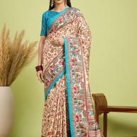 Ganga Silk Saree with Blouse for Premium Ethnic and Designer Wear | ALL-GANGA-22