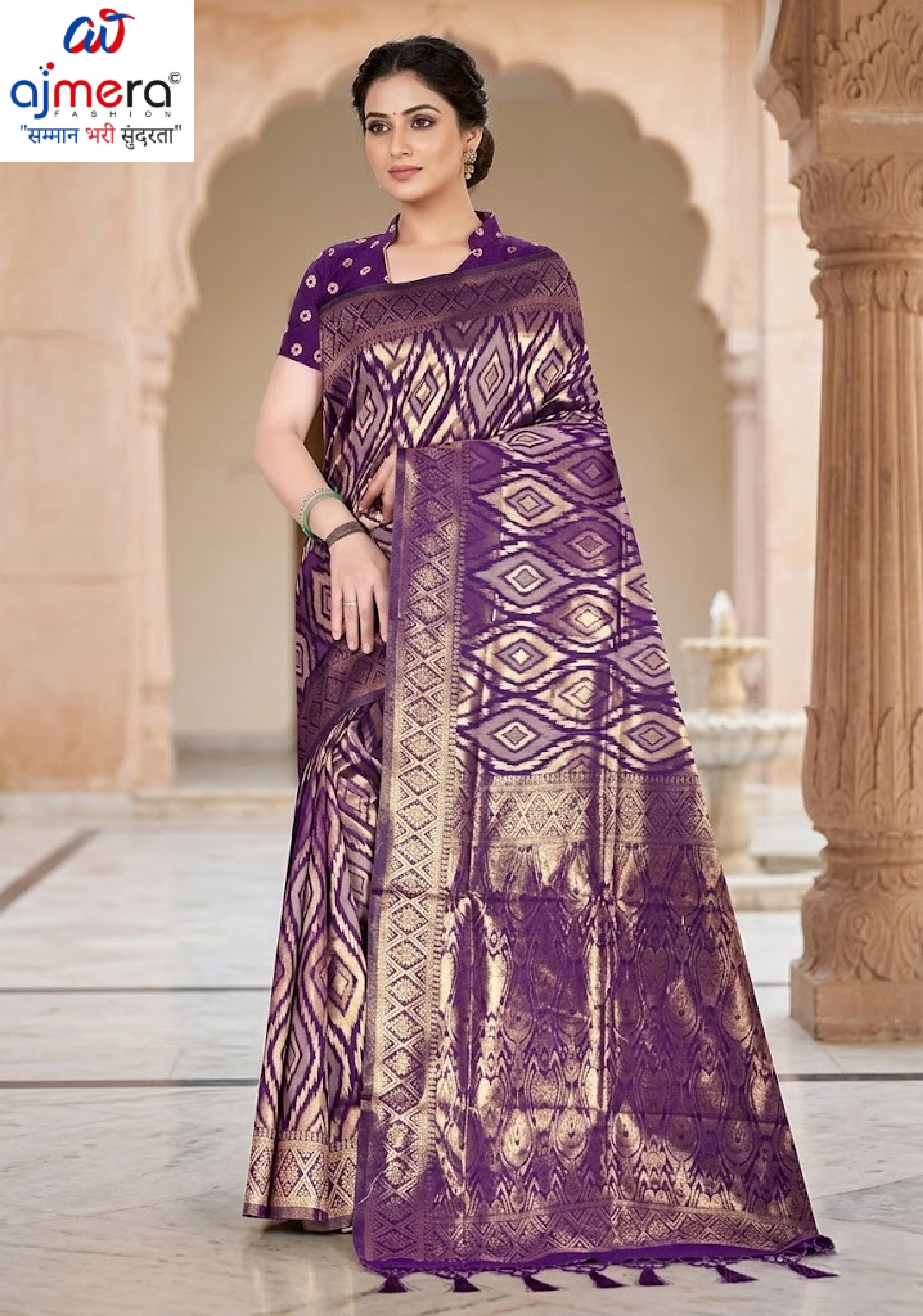Graceful Jacquard Silk Saree with Blouse Piece for Timeless Ethnic Fashion | TUL-ROMA COTTON VOL-02