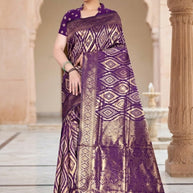 Graceful Jacquard Silk Saree with Blouse Piece for Timeless Ethnic Fashion | TUL-ROMA COTTON VOL-02