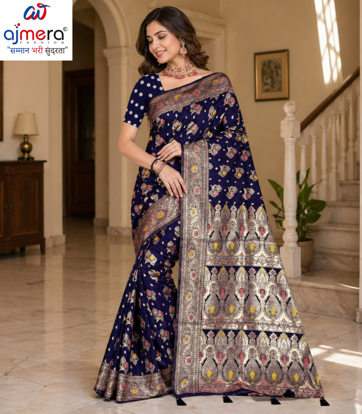 Luxury Jacquard Silk Saree with Blouse Piece for Wedding & Party Wear | TUL-CLEAR SILK VOL-23