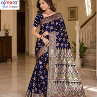 Luxury Jacquard Silk Saree with Blouse Piece for Wedding & Party Wear | TUL-CLEAR SILK VOL-23