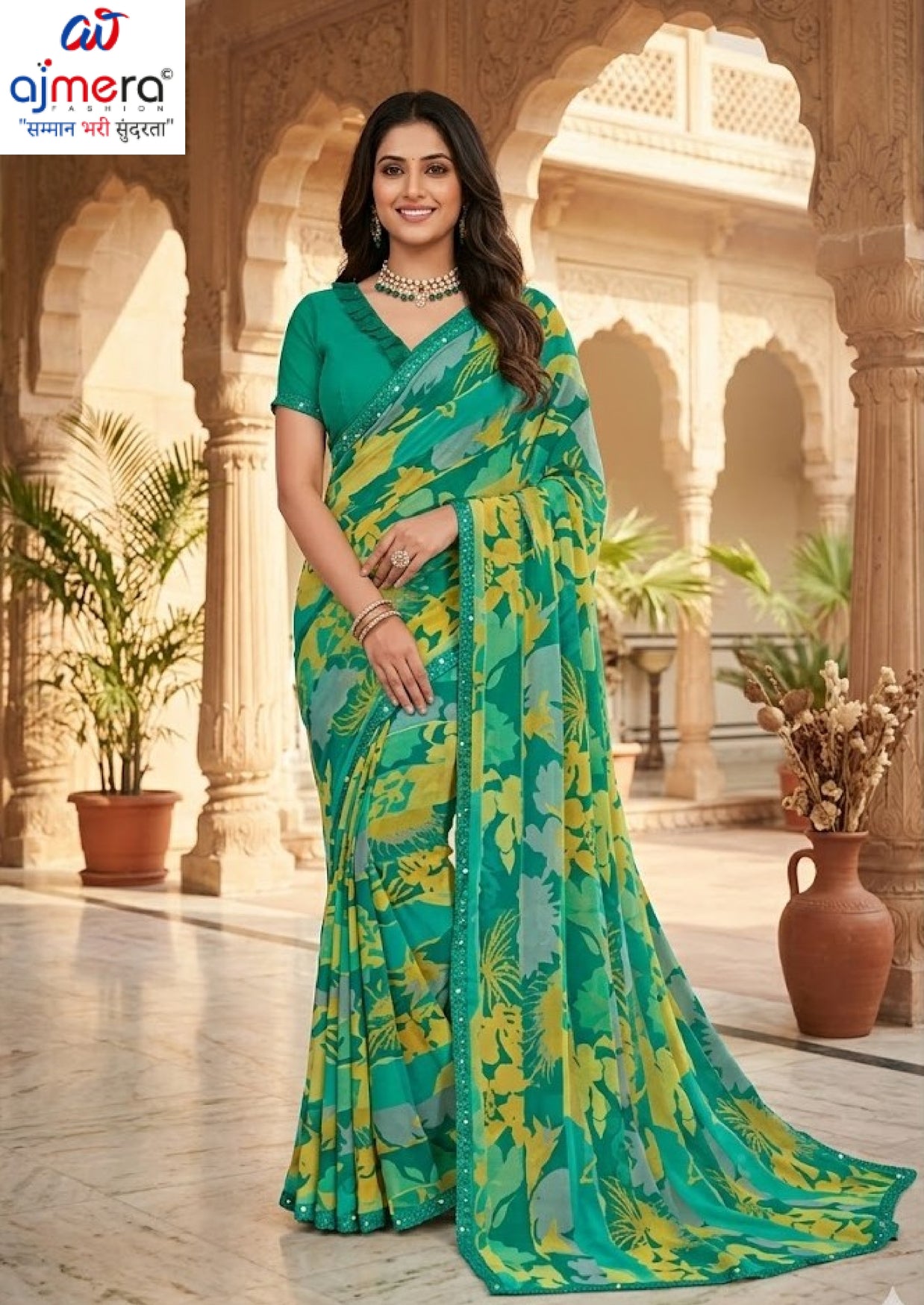 Exclusive Printed Saree with Blouse Piece for Elegant Ethnic Look | RDD-SARINA