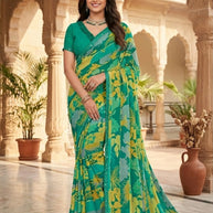 Exclusive Printed Saree with Blouse Piece for Elegant Ethnic Look | RDD-SARINA
