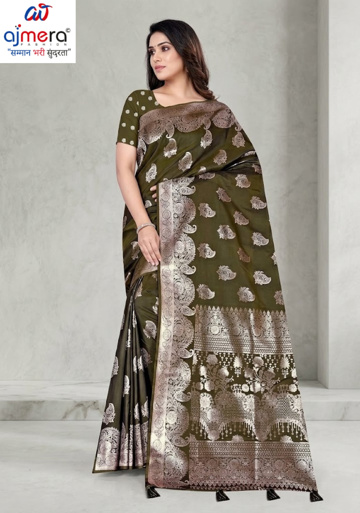 Stylish Jacquard Silk Saree with Blouse Piece for Festive Collection | TUL-MALBARI SILK VOL-59