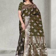 Stylish Jacquard Silk Saree with Blouse Piece for Festive Collection | TUL-MALBARI SILK VOL-59