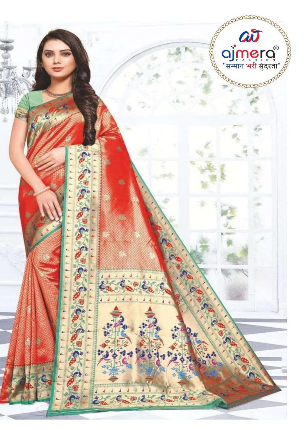 Rich Jacquard Silk Saree without Blouse for Sophisticated Ethnic Style | VDX-MISHKA