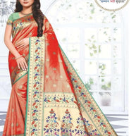 Rich Jacquard Silk Saree without Blouse for Sophisticated Ethnic Style | VDX-MISHKA