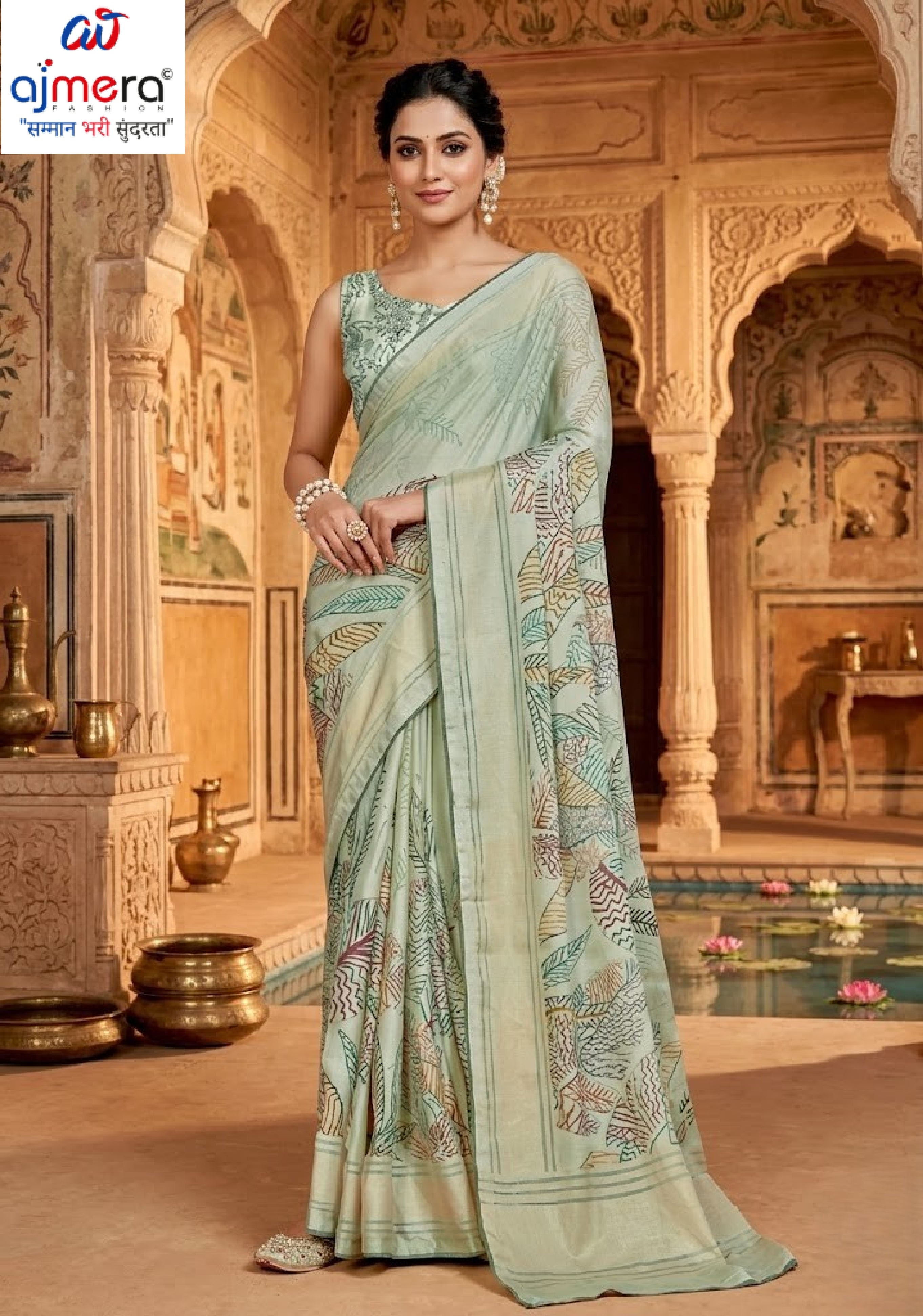 Chic Printed Saree with Blouse Piece for Sophisticated Ethnic Style  | RDD-PRACHI VOL-03