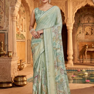 Chic Printed Saree with Blouse Piece for Sophisticated Ethnic Style  | RDD-PRACHI VOL-03