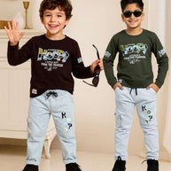 Wholesale Boys T-Shirt & Pant Set | KFL-1123-1