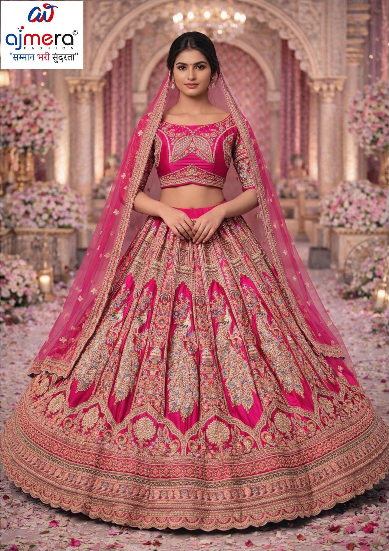 Hot Figure Silk Lehenga Choli Manufacturer Supplier Exporter|ABF-HOT FIGURE