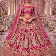 Hot Figure Silk Lehenga Choli Manufacturer Supplier Exporter|ABF-HOT FIGURE