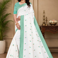 Daily Wear Cotton Saree with Blouse Piece for Premium Ethnic and Traditional Wear | PUT-TRUMP-2