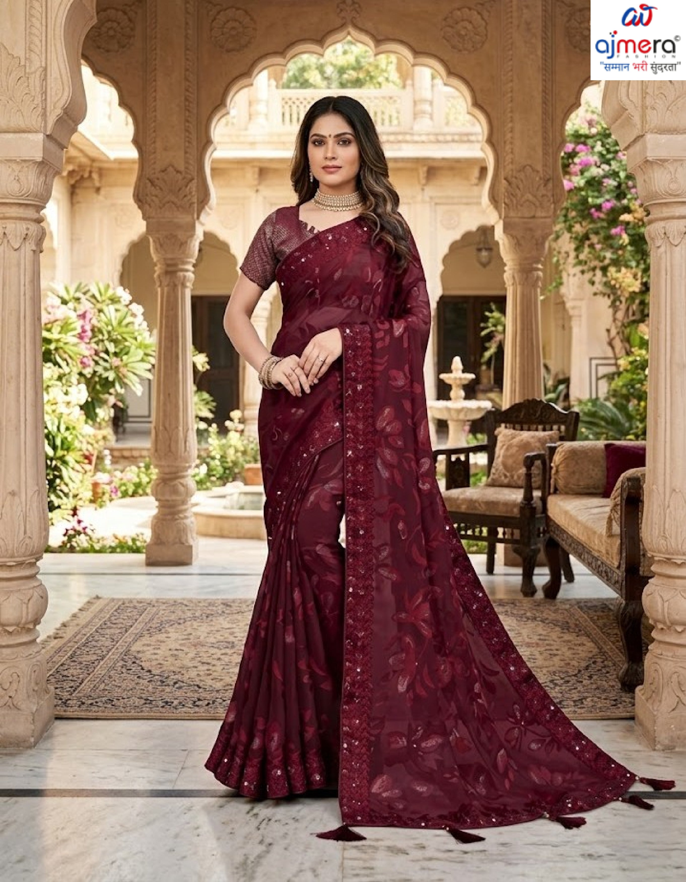 Exclusive Printed Saree with Blouse Piece for Elegant Ethnic Look  | RDD-YUKTI VOL-59