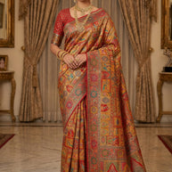 Royal Craft Jacquard Silk Saree With Blouse Piece | STZ-INAYA