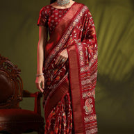 Holland Silk Handloom Silk Saree with Blouse for Premium Ethnic and Traditional Wear | ALL-HOLLAND SILK-05