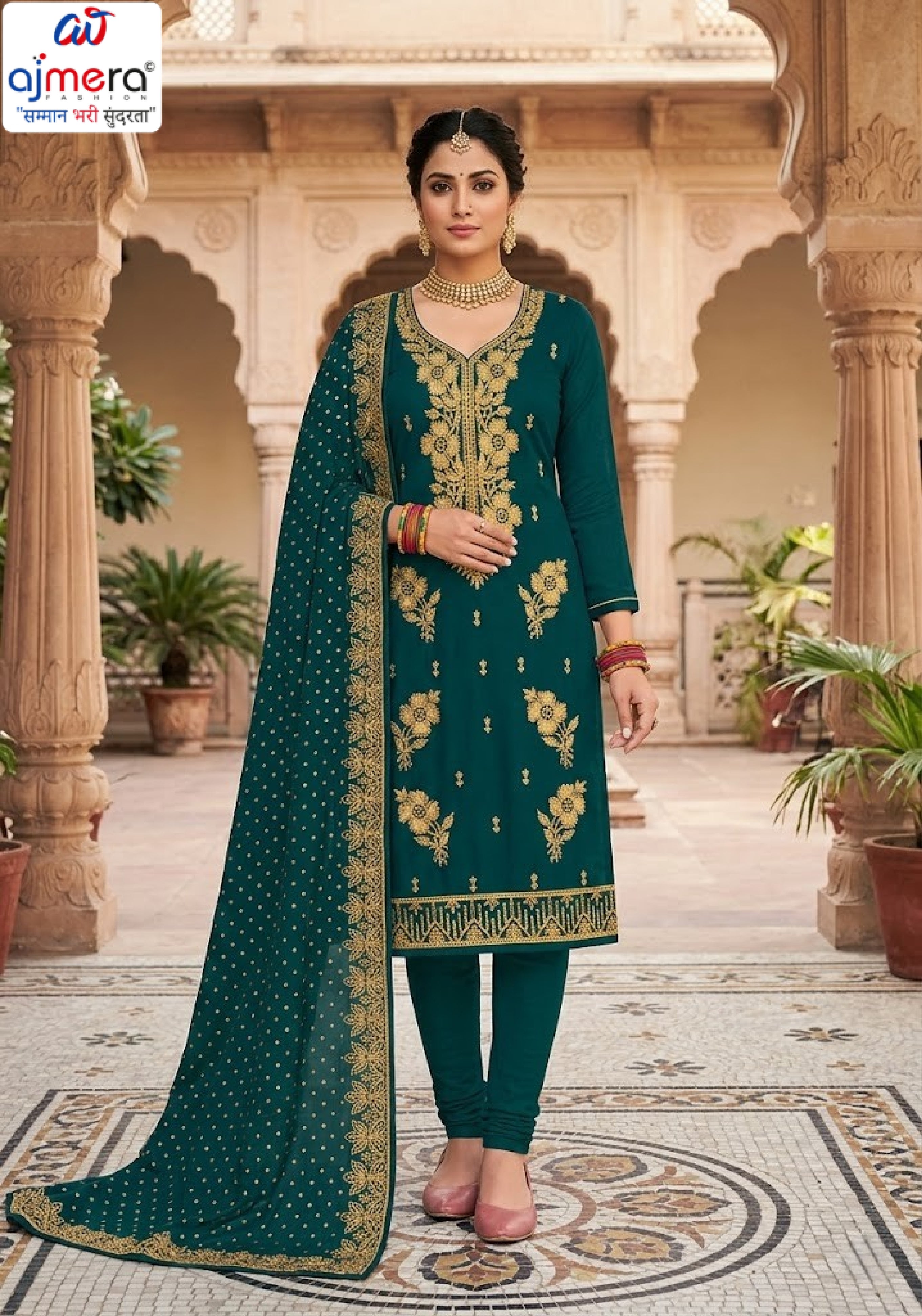Designer Jaam Unstitched Dress Material | RPY-SHANTIPRIYA