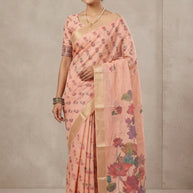 Luxury Craft Jacquard Silk Saree With Blouse Piece | ATN-USHA