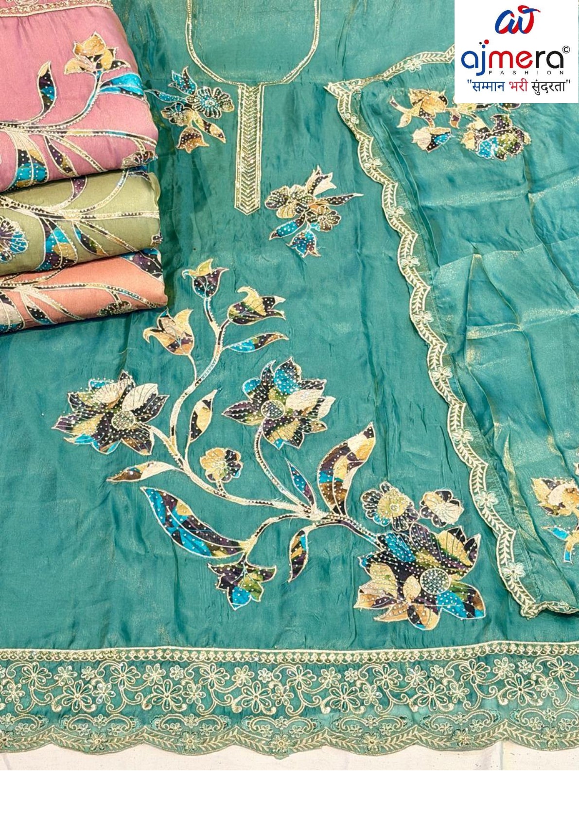Premium Festive Unstitched Suit Collection for Wholesale Buyers | AAR-KALKI STAR