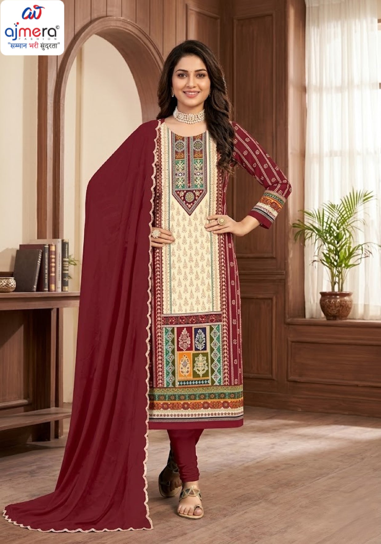 Affordable Unstitched Suit Collection for Wholesale Market | VLF-GULSHAN