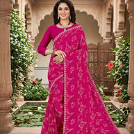 Beautiful Printed Saree with Blouse Piece for Cultural Celebrations | TD-SAVAN