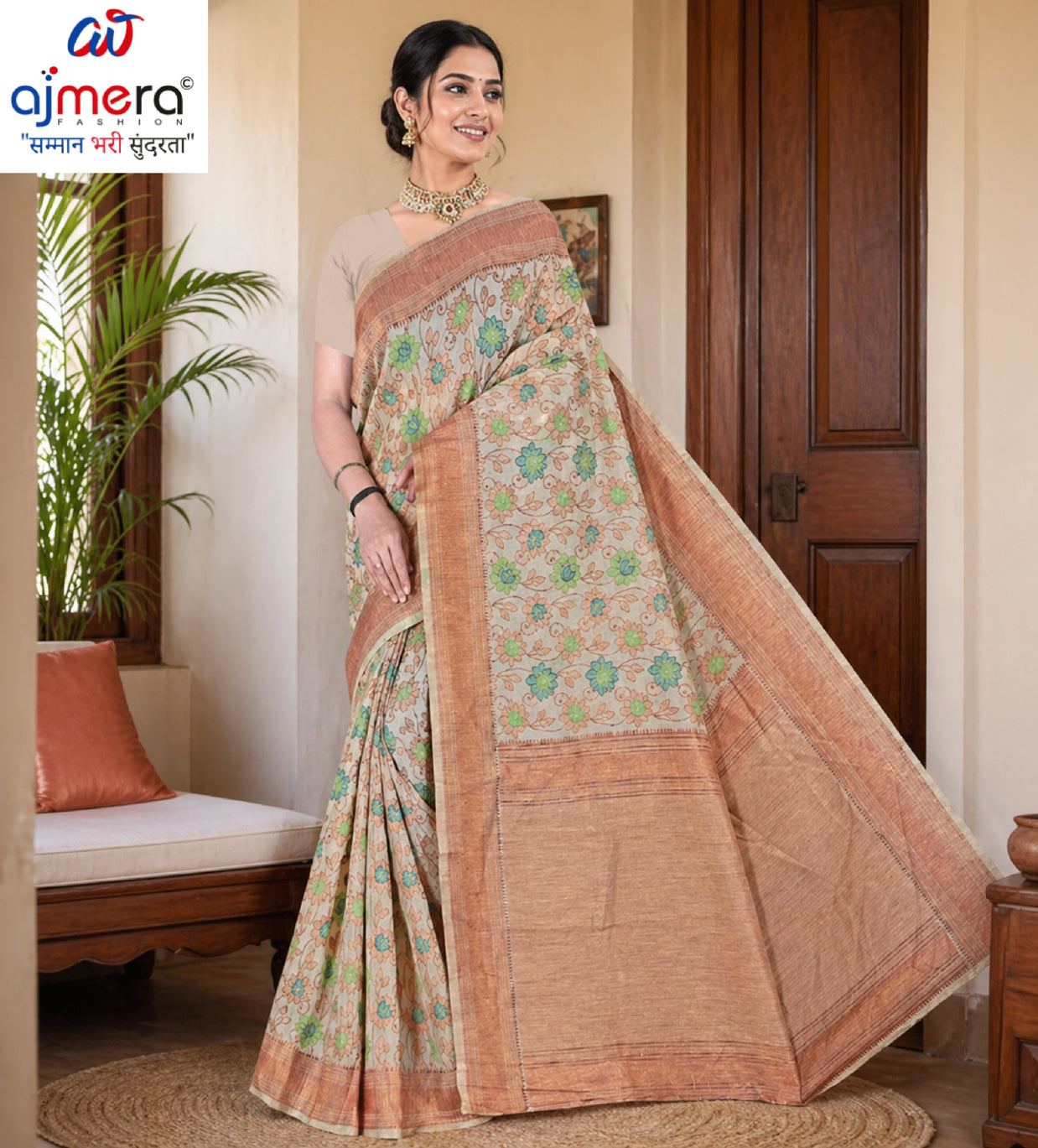 Graceful Jacquard Silk Saree with Blouse Piece for Timeless Ethnic Fashion | DBU-AVINASHI COTTON VOL-3