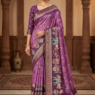 Digital Print Saree with Blouse Piece for Premium Ethnic and Traditional Wear | STG-SUTLEJ