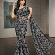 Contemporary Printed Saree with Blouse Piece for Premium Wear  | RDD-MANVI