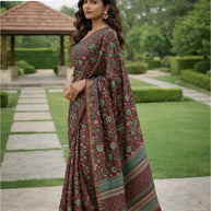 Fashionable Printed Saree with Blouse Piece for Festive Collection | RMF-BAHURANI VOL-3
