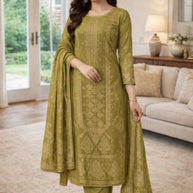 Premium Viscose Unstitched Suit Set | VAS-SARGUN-6